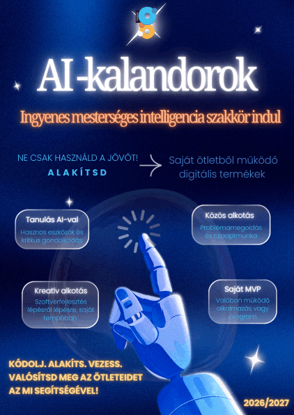 A mesterséges intelligencia szakkör plakátja